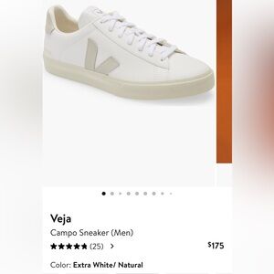 Veja Extra White and Natural Sneakers